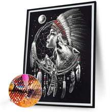 Load image into Gallery viewer, Diamond Painting - Full Round - indians (30*40CM)
