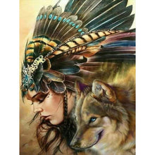 Load image into Gallery viewer, Diamond Painting - Full Round - indians (30*40CM)
