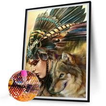 Load image into Gallery viewer, Diamond Painting - Full Round - indians (30*40CM)
