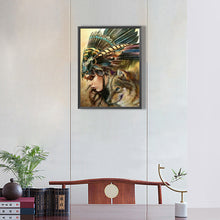 Load image into Gallery viewer, Diamond Painting - Full Round - indians (30*40CM)
