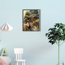 Load image into Gallery viewer, Diamond Painting - Full Round - indians (30*40CM)
