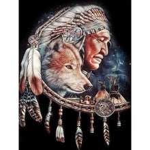 Load image into Gallery viewer, Diamond Painting - Full Round - indians (30*40CM)
