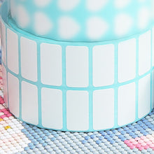Load image into Gallery viewer, 3000 Pieces Blank Labels Small Labels for 5D DIY Diamond Painting (Rectangle)

