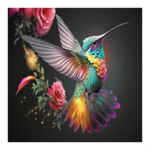 Load image into Gallery viewer, Diamond Painting - Full Round - hummingbird (30*30CM)
