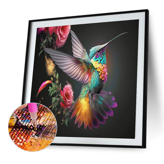 Diamond Painting - Full Round - hummingbird (30*30CM)