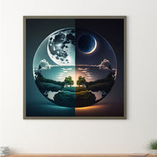 Load image into Gallery viewer, Diamond Painting - Full Round - Seasonal change chart of the sun and the moon (40*40CM)

