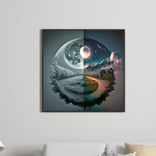 Load image into Gallery viewer, Diamond Painting - Full Round - Seasonal change chart of the sun and the moon (40*40CM)
