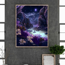 Load image into Gallery viewer, Diamond Painting - Full Round - purple valley (40*50CM)
