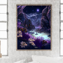 Load image into Gallery viewer, Diamond Painting - Full Round - purple valley (40*50CM)
