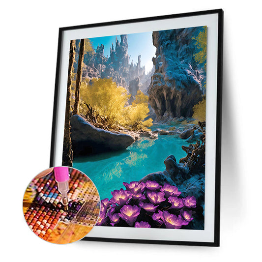 Diamond Painting - Full Round - valley (40*50CM)
