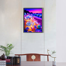 Load image into Gallery viewer, Diamond Painting - Full Round - Seaside Crystal Rose (30*40CM)
