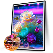 Load image into Gallery viewer, Diamond Painting - Full Round - Seaside Crystal Rose (30*40CM)
