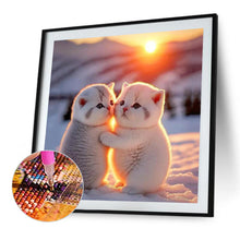 Load image into Gallery viewer, Diamond Painting - Full Round - Soft cute cat (30*30CM)
