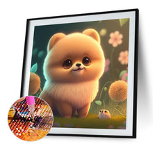 Load image into Gallery viewer, Diamond Painting - Full Round - soft puppy (30*30CM)
