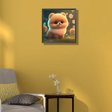 Load image into Gallery viewer, Diamond Painting - Full Round - soft puppy (30*30CM)
