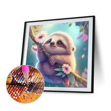 Load image into Gallery viewer, Diamond Painting - Full Round - happy little sloth (30*30CM)
