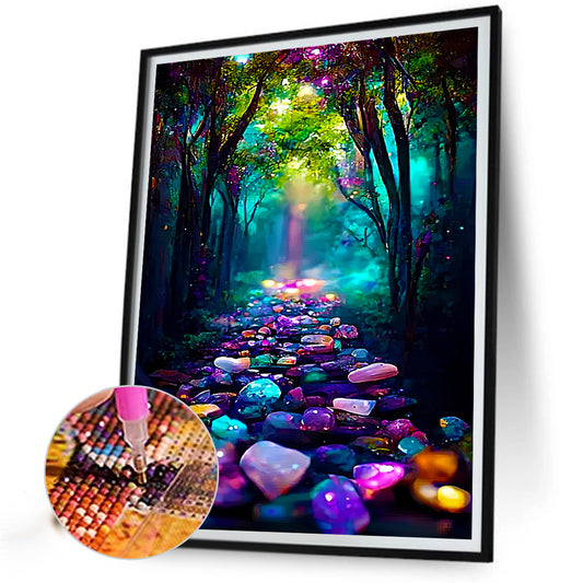 Diamond Painting - Full Round - Ziguang Mountain Forest (30*40CM)