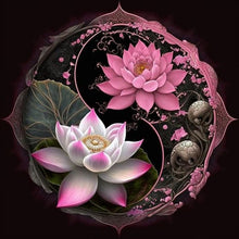 Load image into Gallery viewer, Diamond Painting - Full Round - Lotus Yin Yang Diagram (30*30CM)
