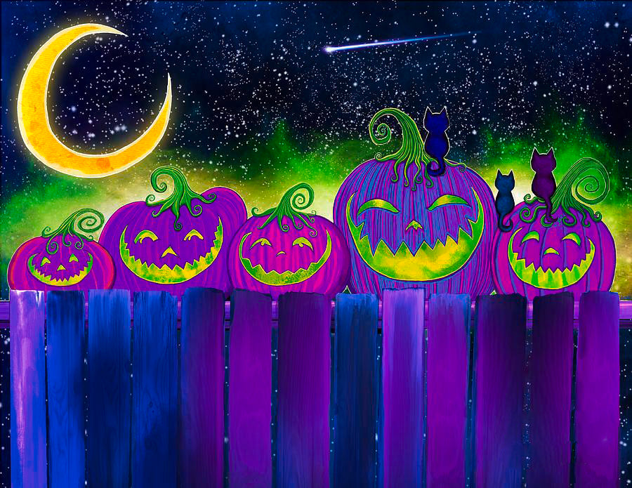 Diamond Painting - Full Round - Halloween pumpkin (40*30CM)