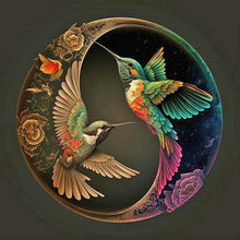 Load image into Gallery viewer, Diamond Painting - Full Round - Hummingbird Yin Yang Diagram (30*30CM)
