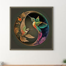 Load image into Gallery viewer, Diamond Painting - Full Round - Hummingbird Yin Yang Diagram (30*30CM)
