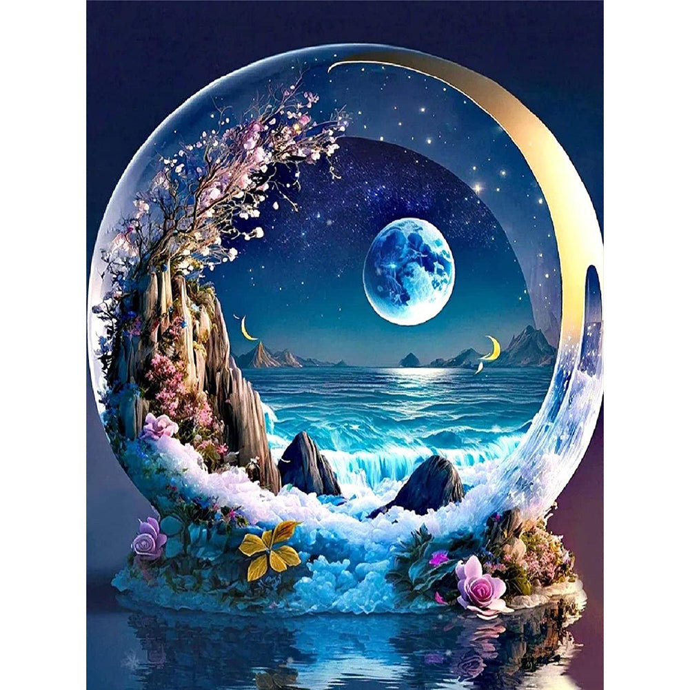 Diamond Painting - Full Round - crystal night scene (30*40CM)