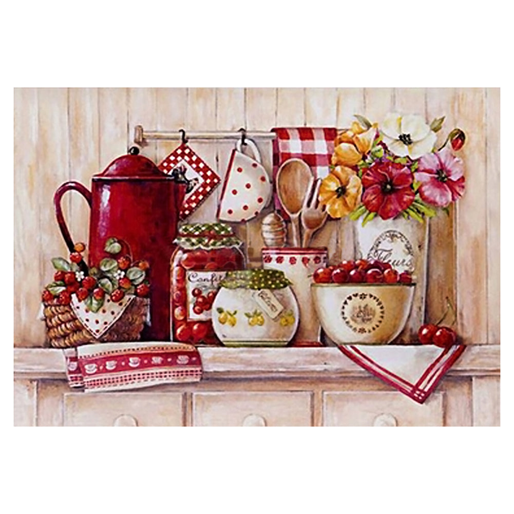 Diamond Painting - Full Round - home life (40*30CM)