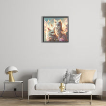 Load image into Gallery viewer, Diamond Painting - Full Round - angel cat (30*30CM)
