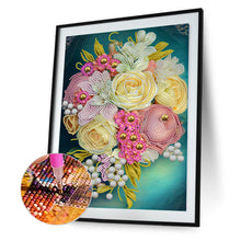 Load image into Gallery viewer, Diamond Painting - Partial Special Shaped - jewelry flower (30*40CM)
