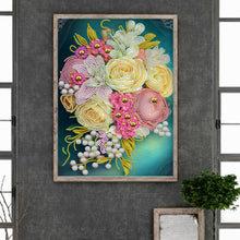 Load image into Gallery viewer, Diamond Painting - Partial Special Shaped - jewelry flower (30*40CM)
