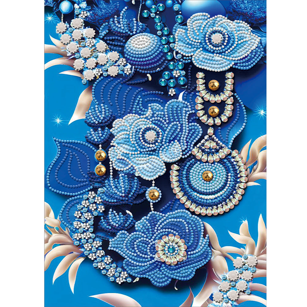 Diamond Painting - Partial Special Shaped - jewelry flower (30*40CM)