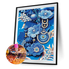Load image into Gallery viewer, Diamond Painting - Partial Special Shaped - jewelry flower (30*40CM)
