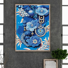 Load image into Gallery viewer, Diamond Painting - Partial Special Shaped - jewelry flower (30*40CM)
