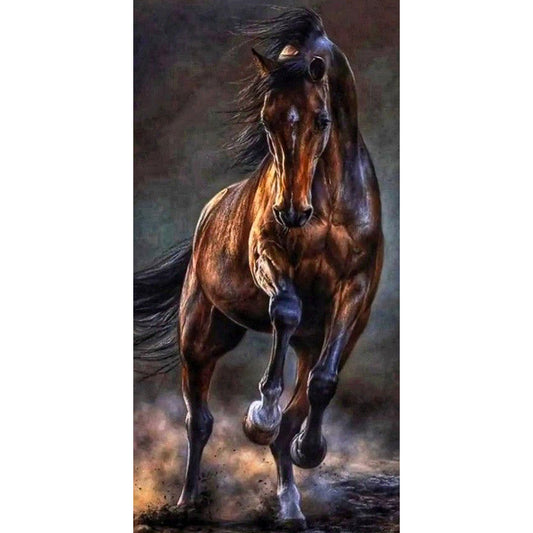 Diamond Painting - Full Round - running horse (40*80CM)