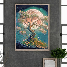 Load image into Gallery viewer, Diamond Painting - Full Round - Moonlight Tree of Life (30*40CM)
