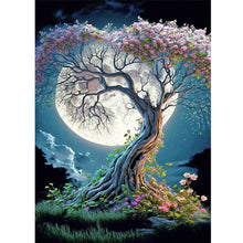 Load image into Gallery viewer, Diamond Painting - Full Round - Moonlight Tree of Life (30*40CM)
