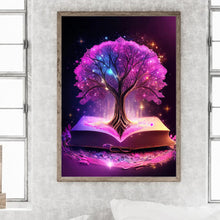 Load image into Gallery viewer, Diamond Painting - Full Round - magic book tree of life (30*40CM)
