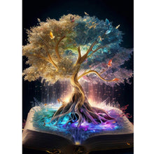 Load image into Gallery viewer, Diamond Painting - Full Round - magic book tree of life (30*40CM)
