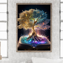 Load image into Gallery viewer, Diamond Painting - Full Round - magic book tree of life (30*40CM)
