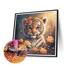 Load image into Gallery viewer, Diamond Painting - Full Round - white tiger (30*30CM)
