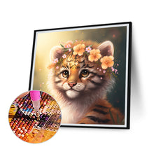 Load image into Gallery viewer, Diamond Painting - Full Round - white tiger (30*30CM)
