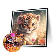 Load image into Gallery viewer, Diamond Painting - Full Round - white tiger (30*30CM)
