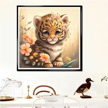 Load image into Gallery viewer, Diamond Painting - Full Round - white tiger (30*30CM)
