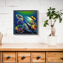 Load image into Gallery viewer, Diamond Painting - Full Round - little turtle (30*30CM)
