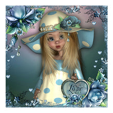 Load image into Gallery viewer, Diamond Painting - Full Round - cartoon girl (30*30CM)
