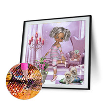 Load image into Gallery viewer, Diamond Painting - Full Round - cartoon girl (30*30CM)
