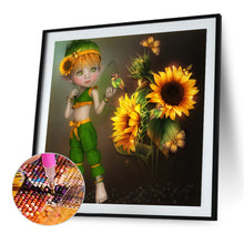 Load image into Gallery viewer, Diamond Painting - Full Round - cartoon girl (30*30CM)
