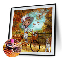 Load image into Gallery viewer, Diamond Painting - Full Round - cartoon girl (30*30CM)
