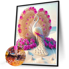 Load image into Gallery viewer, Diamond Painting - Full Round - gorgeous peacock (30*40CM)
