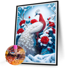 Load image into Gallery viewer, Diamond Painting - Full Round - gorgeous peacock (30*40CM)
